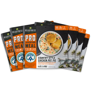 READYWISE Country Style Chicken Pot Pie - Signature Edition Pro Adventure Meal with Appalachian Trail Conservancy (6 Pack)