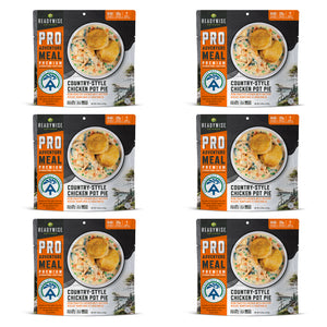 READYWISE Country Style Chicken Pot Pie - Signature Edition Pro Adventure Meal with Appalachian Trail Conservancy (6 Pack)