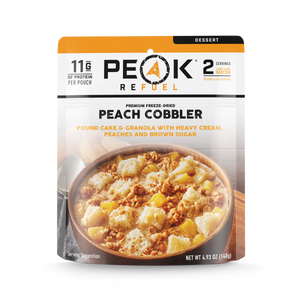 PEAK REFUEL Peach Cobbler