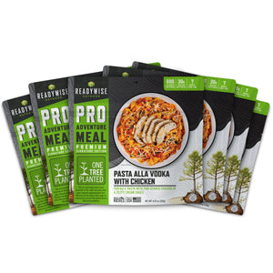 READYWISE PRO ADVENTURE MEAL Pasta Alla Vodka with Chicken - Signature Edition Pro Adventure Meal with One Tree Planted(6 Pack)