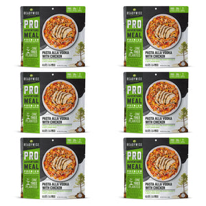 READYWISE PRO ADVENTURE MEAL Pasta Alla Vodka with Chicken - Signature Edition Pro Adventure Meal with One Tree Planted(6 Pack)