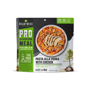 READYWISE PRO ADVENTURE MEAL Pasta Alla Vodka with Chicken - Signature Edition Pro Adventure Meal with One Tree Planted(6 Pack)