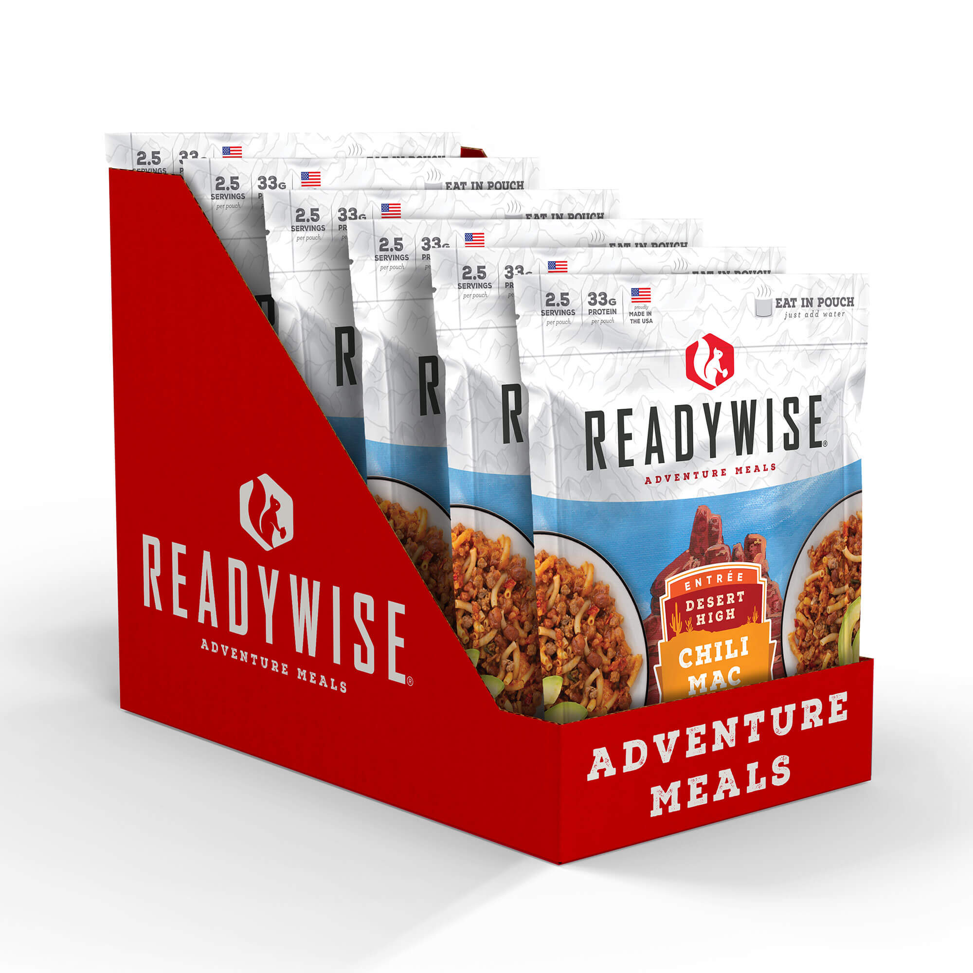 READYWISE Desert High Chili Mac with Beef (6 Pack)