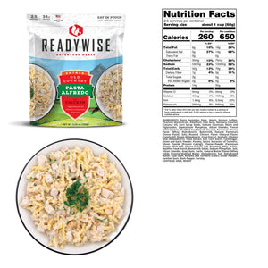 READYWISE Old Country Pasta Alfredo with Chicken (6 Pack)