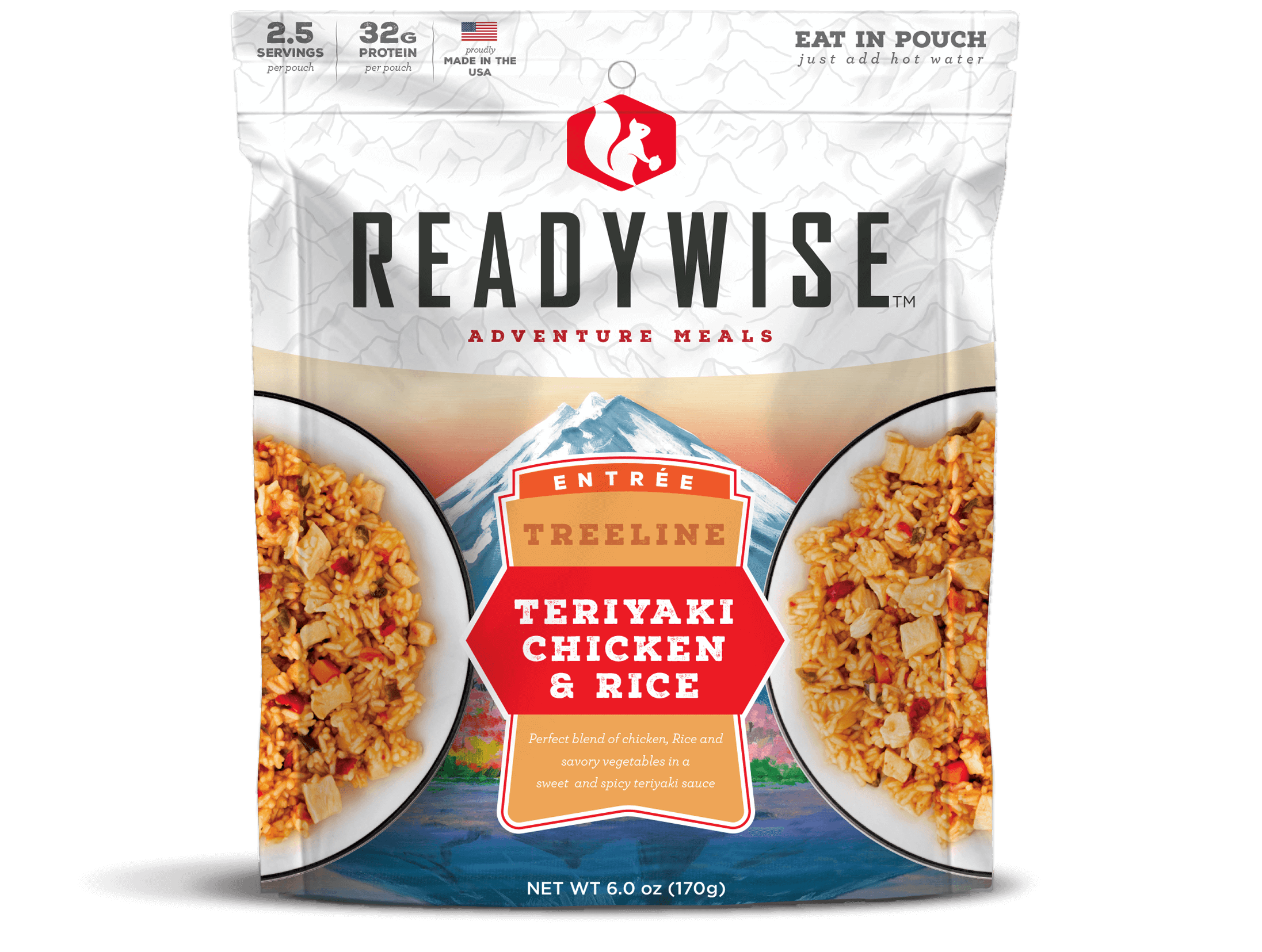 READYWISE Treeline Chicken Teriyaki and Rice