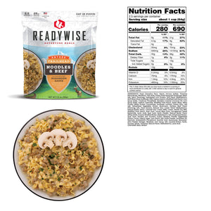 READYWISE Trailhead Noodles and Beef