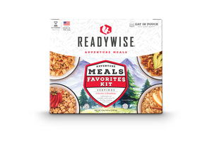 READYWISE Adventure Meals Favorites Kit (9 Pack)