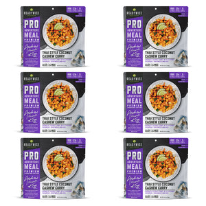 READYWISE Thai Coconut Cashew Curry - Signature Edition Pro Adventure Meal with Andrew Alexander King(6 Pack)