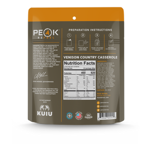 PEAK REFUEL CHAD MENDES Venison Country Casserole