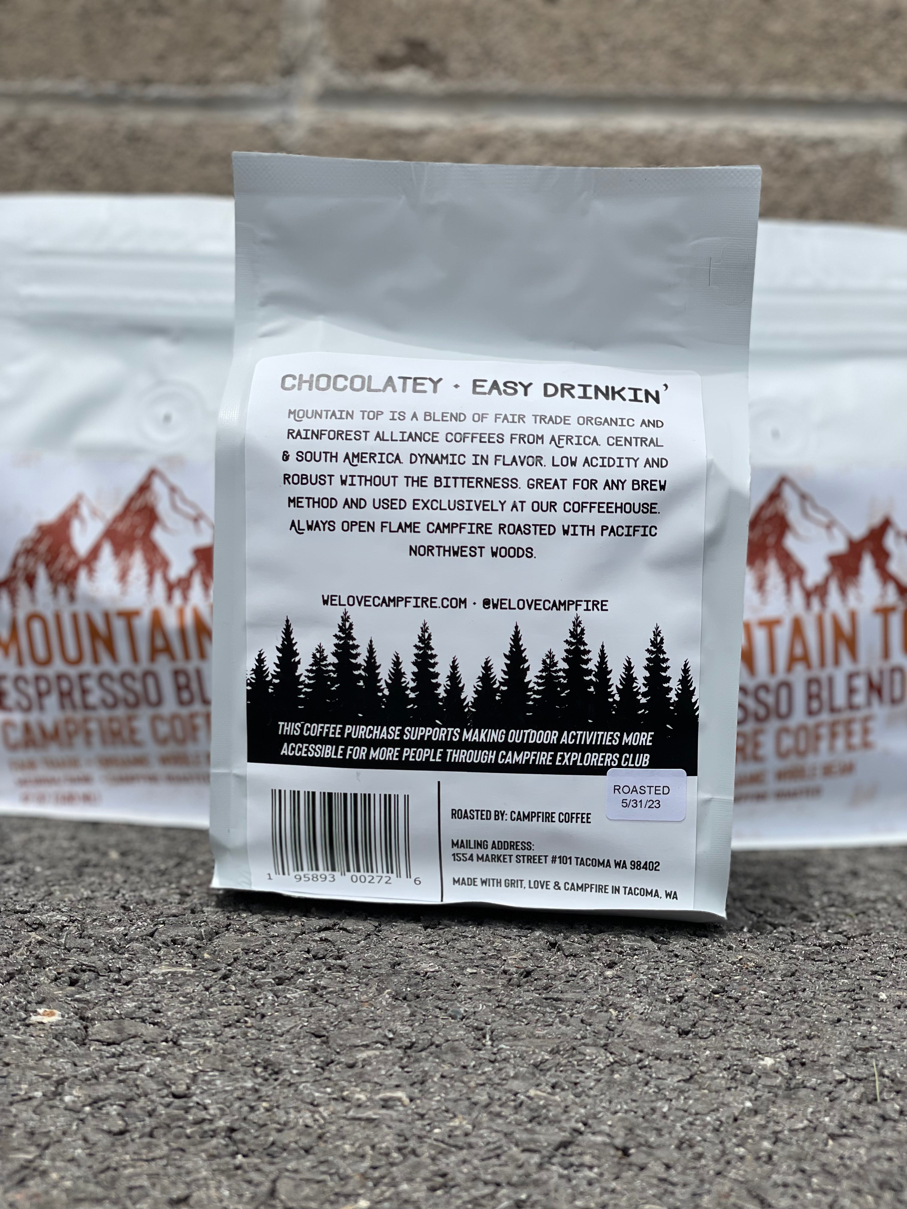 MOUNTAIN TOP ESPRESSO BLEND-Whole bean by CAMPFIRE COFFEE CO.