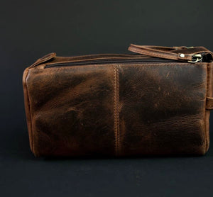 Kodiak Leather Toiletry Bag