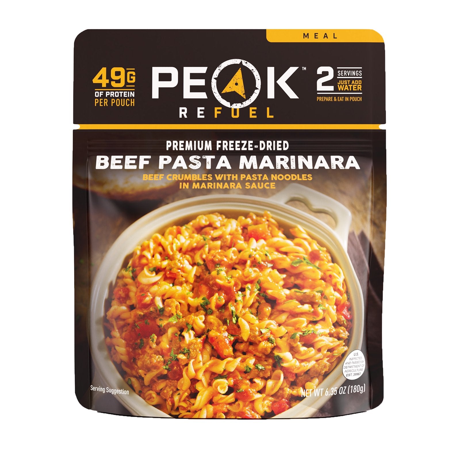 PEAK REFUEL Beef Pasta Marinara