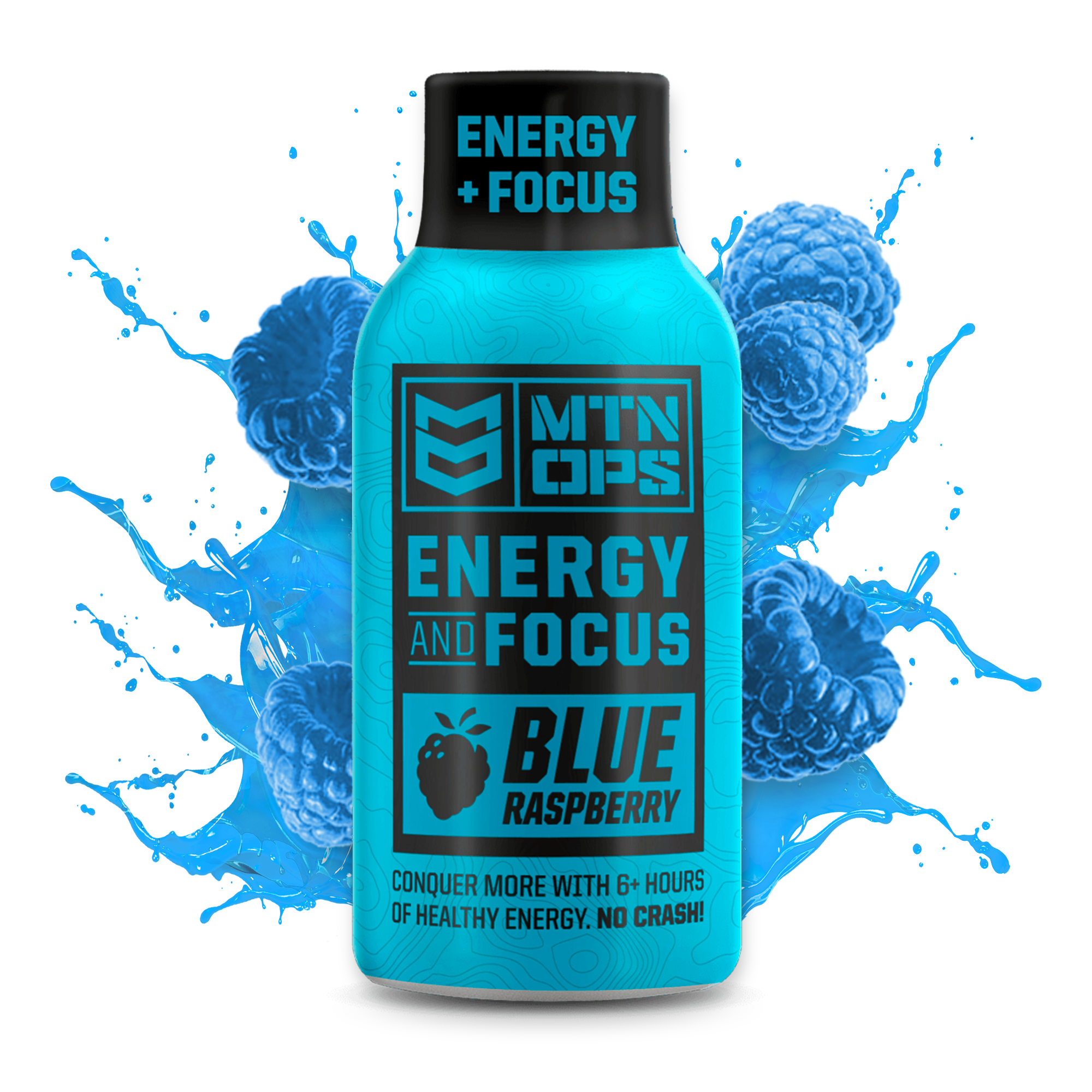 MTN OPS ENERGY SHOT Blue Raspberry