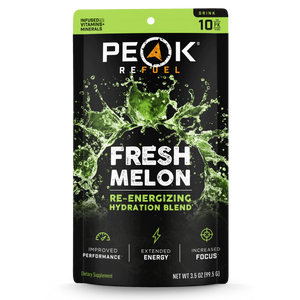 PEAK REFUEL Fresh Melon Re-Energizing Drink Sticks