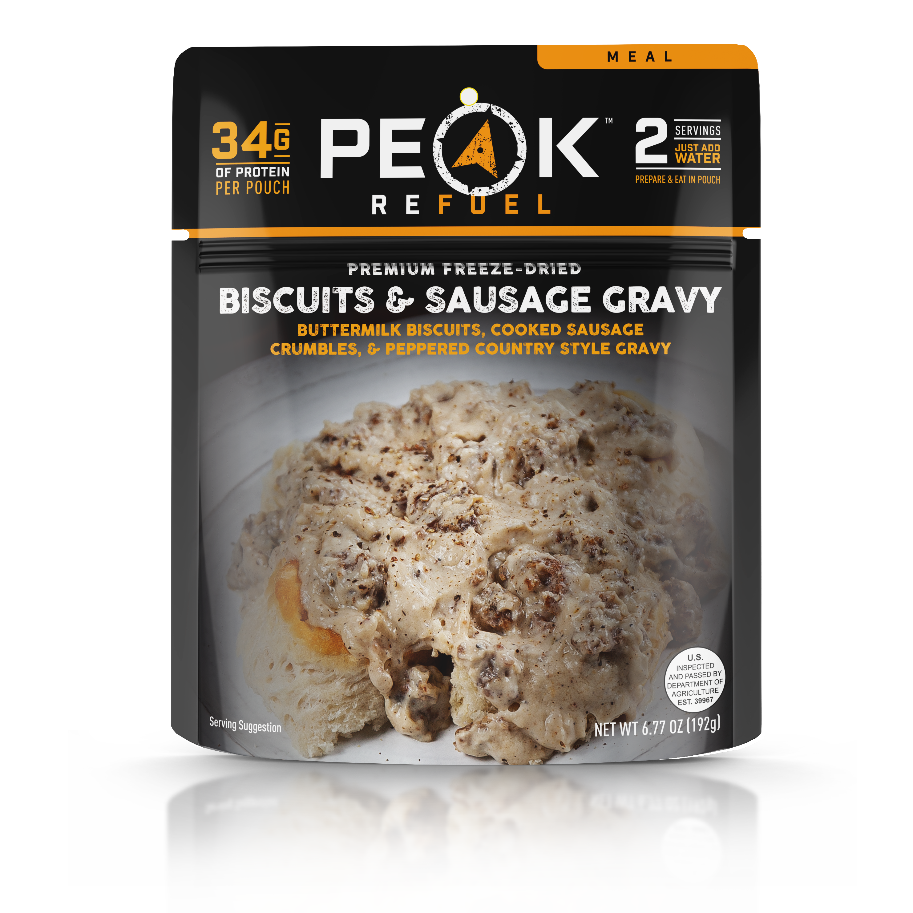 PEAK REFUEL Biscuits & Sausage Gravy